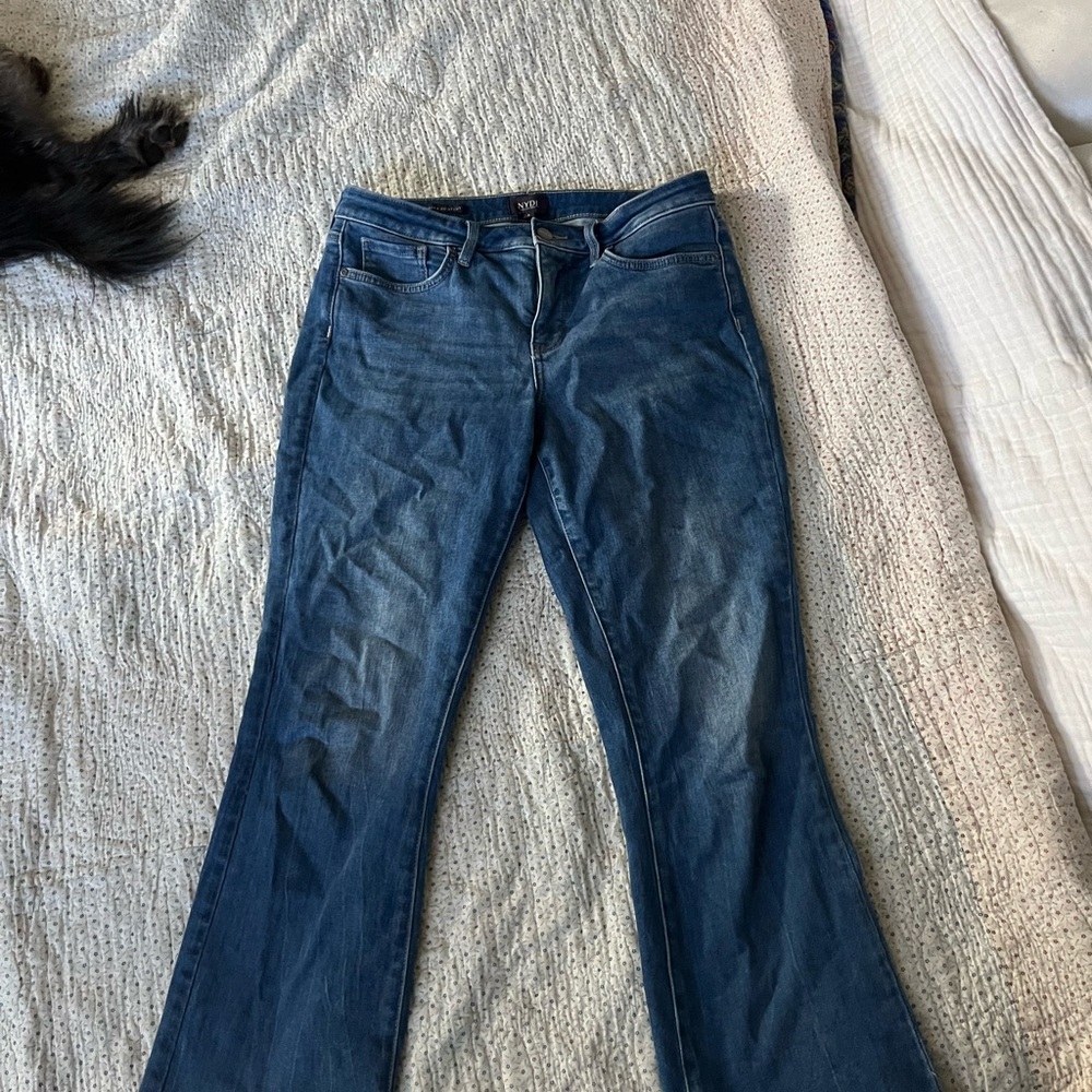 NYDJ Dark Blue Barbara Bootcut Jeans